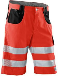 Kübler PSA Reflectiq Shorts 2307 Warnrot/Schwarz mit Cordura - Bild 1