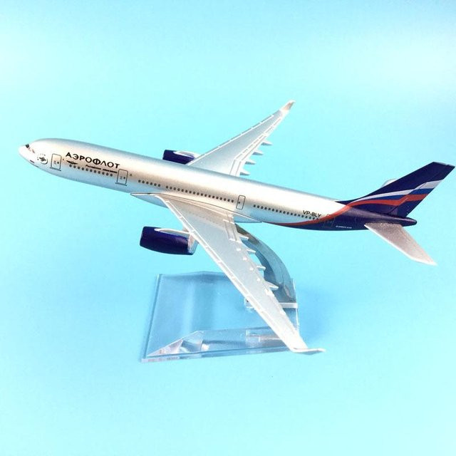 Jason Tutu Airbus A320 S7 Airlines Flugzeugmodell, Metall, 1:400, ab 14 Jahren - Bild 1