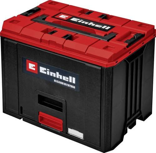 Einhell FlipFront 4540067 Tragekasten aus Kunststoff, rot, stapelbar, L x B x H: 44 x 32 x 34 cm - Bild 1