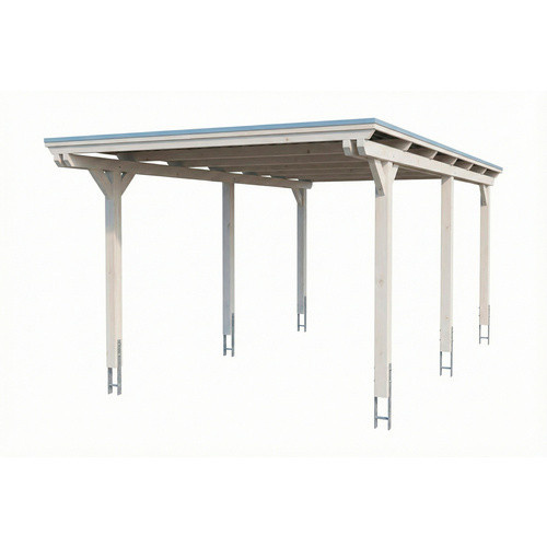 SKANHOLZ Carport Emsland aus Fichte mit EPDM-Dach in Weiß, B: 604 cm, T: 340 cm - Bild 3