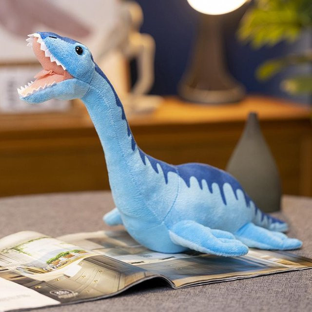 Yiran toy Kawaii Dinosaurier Plüschtier, Blau, Unisex - Bild 1