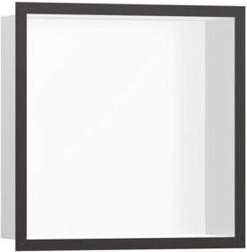 Hansgrohe XtraStoris Indiv. Wandnische mit Rahmen in Weiß, B/H/T: 30 x 30 x 10 cm - Bild 1
