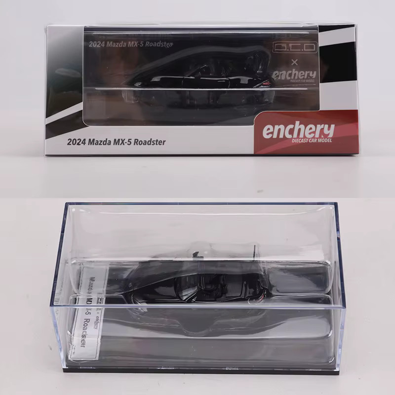 GCD×Enchery 2024 Mazda MX-5 Roadster, Druckguss-Modellauto, 1:64, Metall - Bild 2