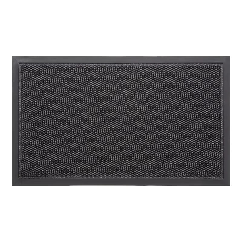 Rutschfeste elastische Schmutzfangmatte von BEIMBEI für den Außenbereich, rechteckig, Grau/Schwarz - Bild 5