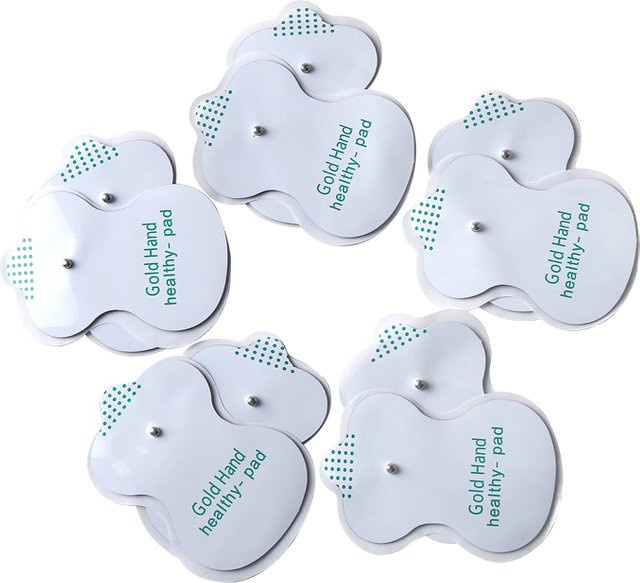 Ersatz-Elektrodenpads für TENS Akupunktur und elektrische Massagegeräte in Weiß - Bild 1