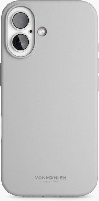 Soft Silicone Case MagSafe kompatible Schutzhülle für iPhone 16 in Light Gray - Bild 1