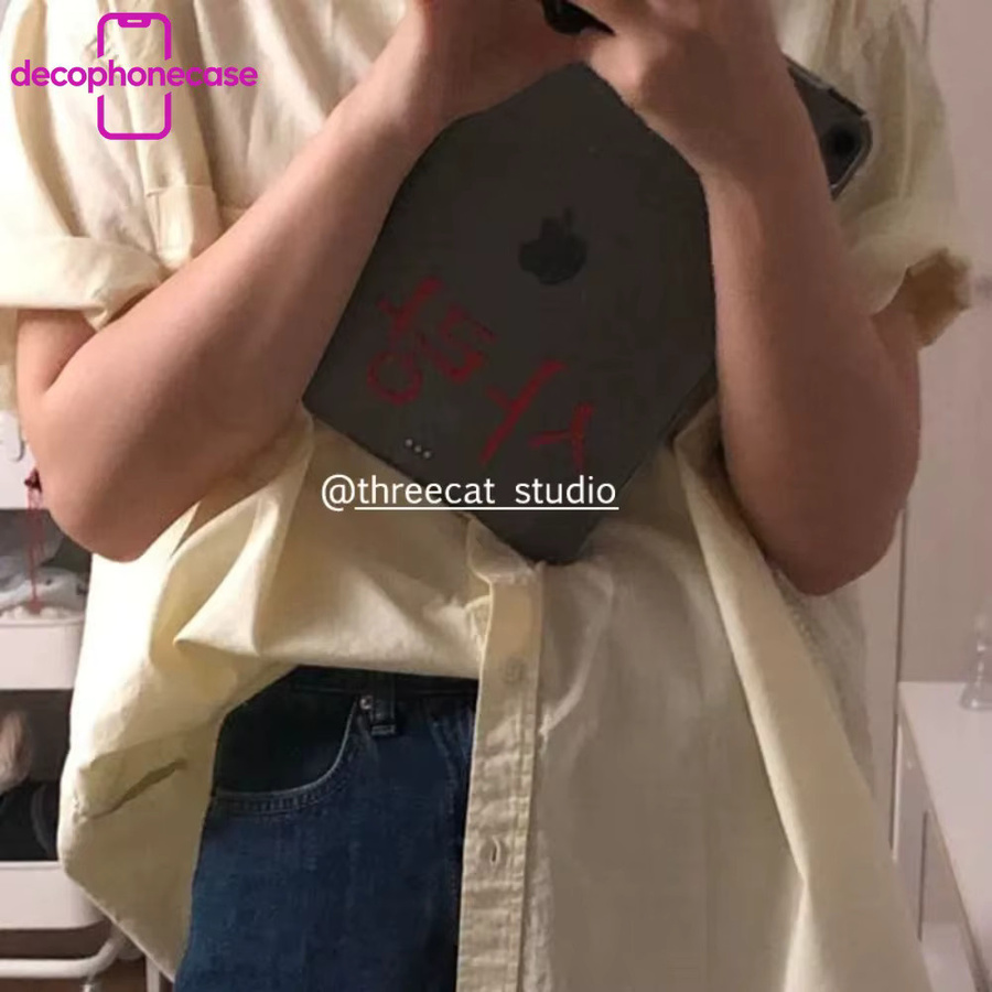Apple iPad Pro und iPad Air Schutzhülle Lucky Love Hangul Design Transparent - Bild 2