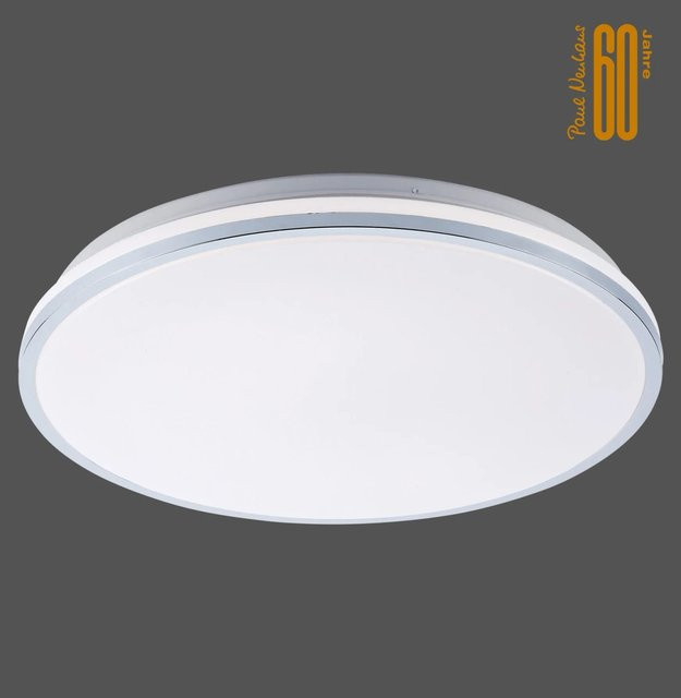 Just Light LED-Deckenleuchte Isabell in Chrom mit Durchmesser: 49 cm - Bild 1