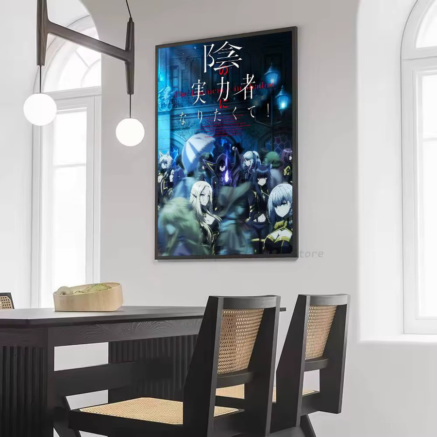 Wasserdichter Anime Poster Aufkleber The Eminence In Shadow Wandkunst für dein Wohnzimmer oder Schlafzimmer in Mehrfarbig - Bild 6