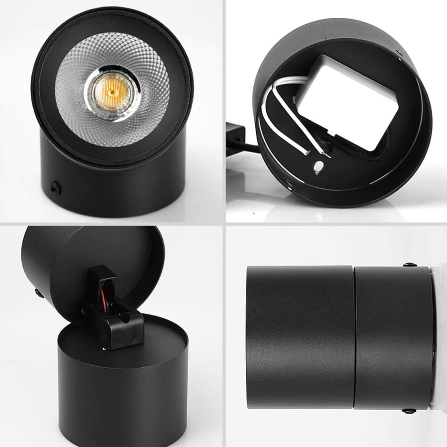 CHENBEN LED Deckenleuchte mit RGB Farbwechsel, moderne klappbare Spotlight-Deckenlampe für Wohnzimmer, Küche und Schlafzimmer - Bild 2