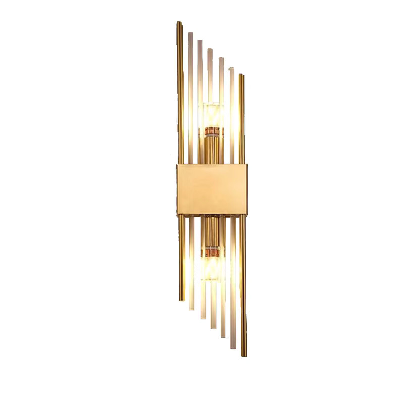 BOSSEN Kristallglanz-Wandleuchte aus Glas und Messing in Gold, dimmbar mit LED-Neutrallicht für dein Wohnzimmer - Bild 3