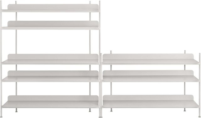 Muuto Compile Regalsystem aus Metall in Weiß matt - Bild 1
