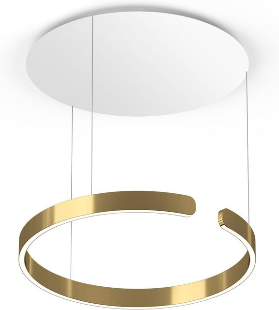 Occhio Mito sospeso 60 up LED-Pendelleuchte in Bronze und mattem Weiß mit Occhio air Modul und x-tra warm LED (2200K - 3500K) - Bild 1