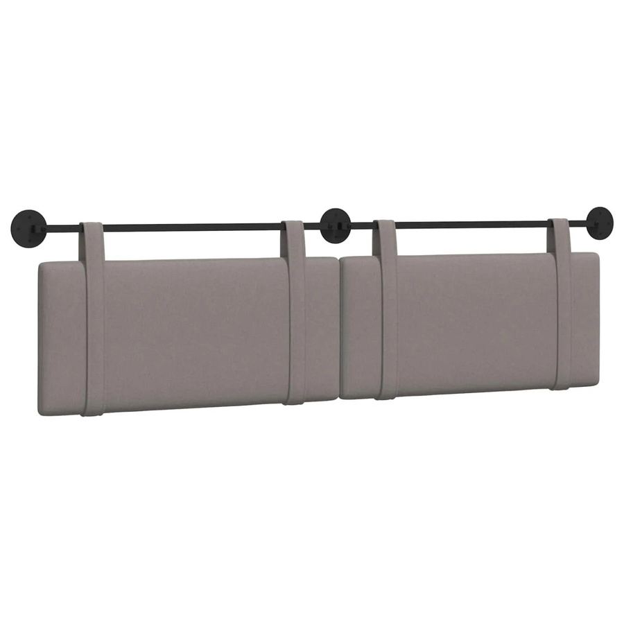 vidaXL Wandmontiertes Hängemodell in Taupe, Breite: 190 cm, Tiefe: 55 cm, Höhe: 5 cm - Bild 2