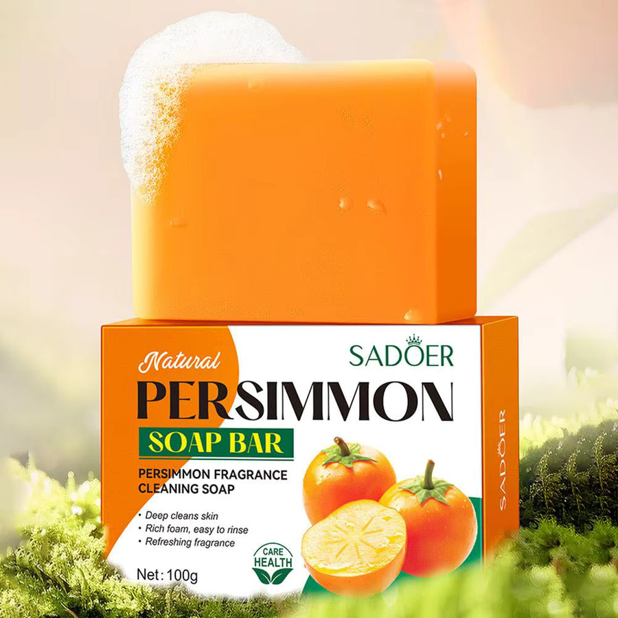 SADOER Persimmon Reinigungsseife mit Fruchtextrakt, Unisex - Bild 3
