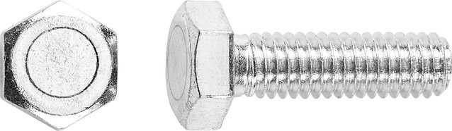LUX-TOOLS Maschinenschraube M6 x 20 mm mit Vollgewinde und Innensechskant, verzinkt, Silber, 100 Stück - Bild 1