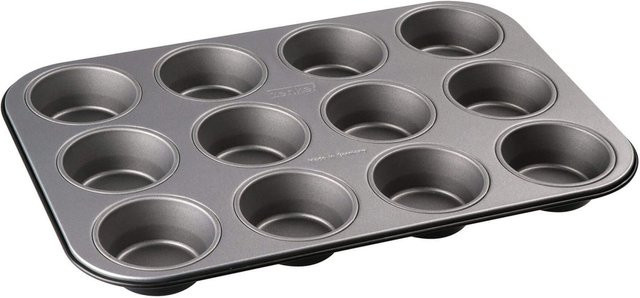 Zenker Muffinform Energy, 12er, Anthrazit/Silber, B: 38,5 cm, T: 26,5 cm, Antihaftbeschichtung - Bild 1
