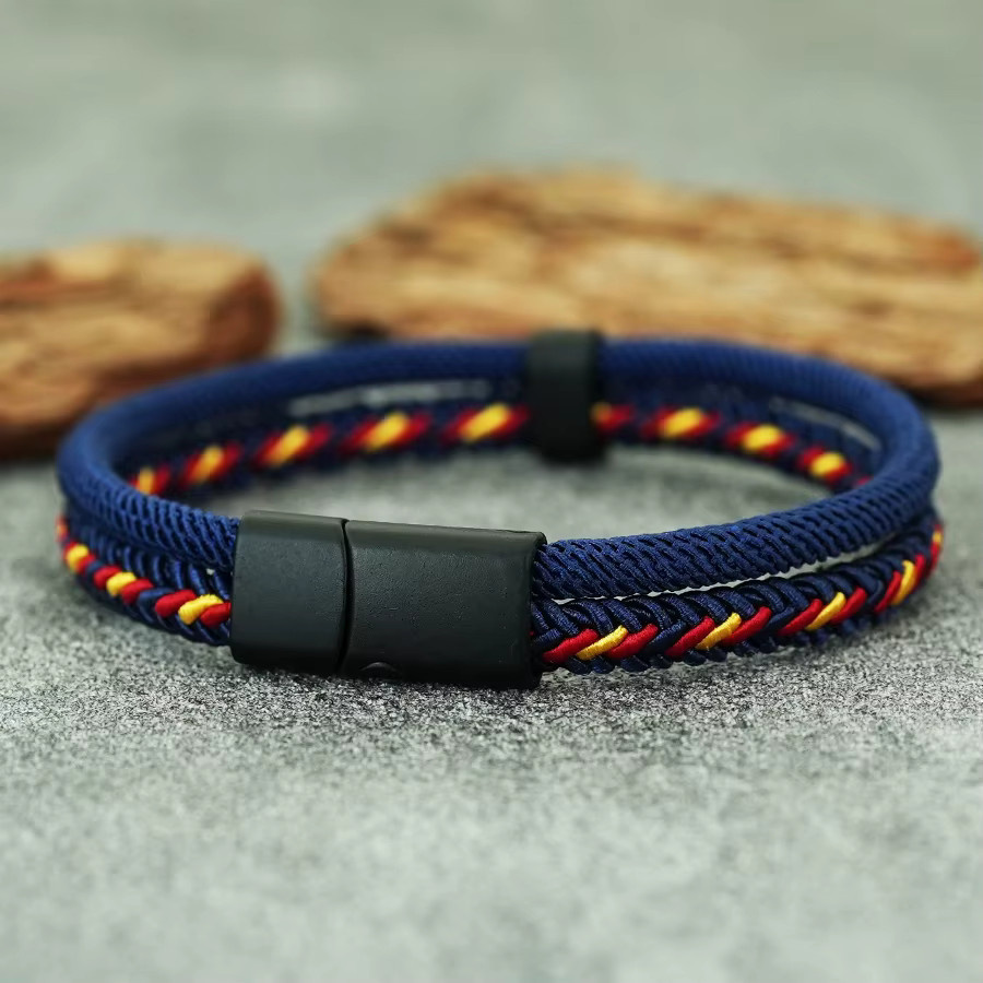 Noter Herrenarmband, doppellagig, bunt - Bild 3