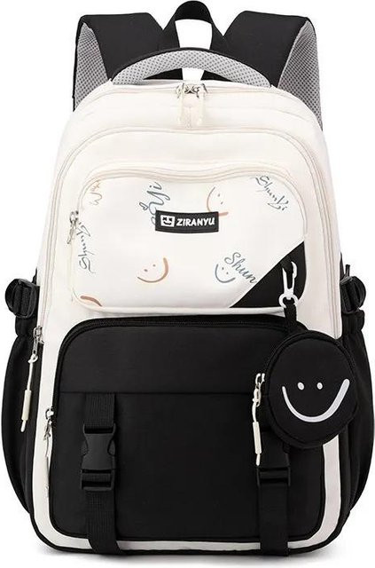 Fengdong Grundschulrucksack für Mädchen in Weiß - Bild 1