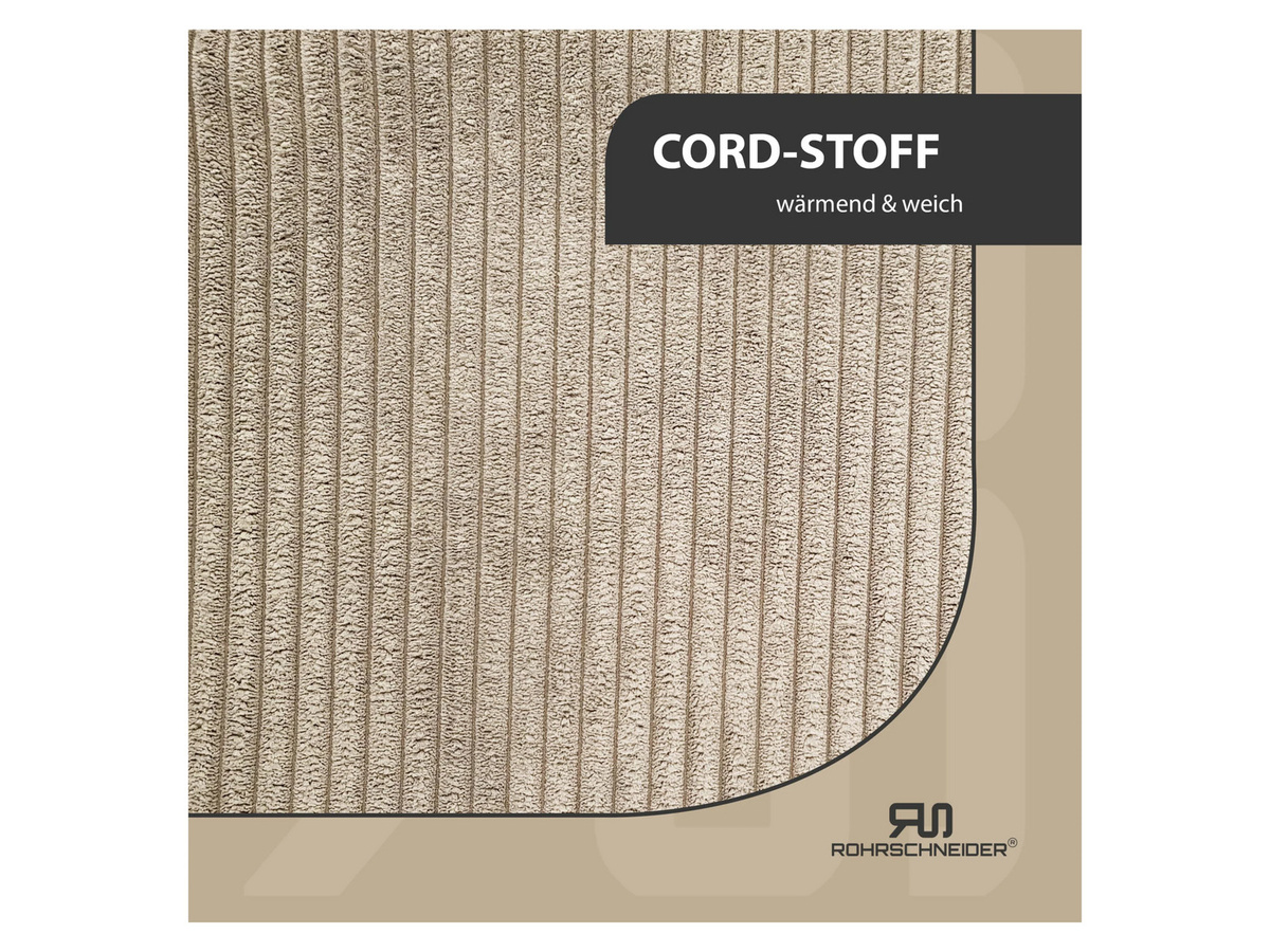 ROHRSCHNEIDER Kuschelbett Cozy in Beige mit abnehmbarem Bezug aus Mikrofaser und Polyester - Bild 3