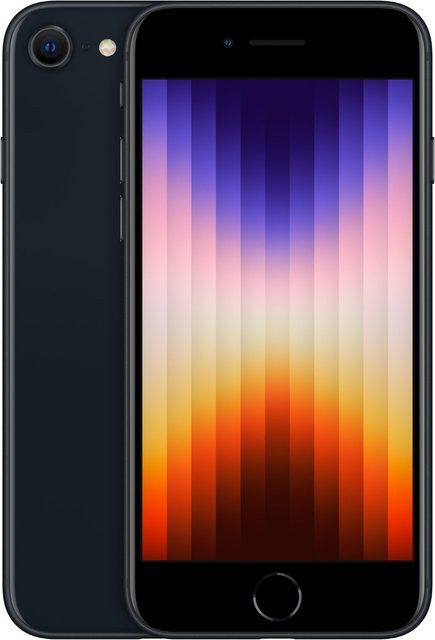 Apple iPhone SE 3. Generation Smartphone 128GB Schwarz - Bild 1