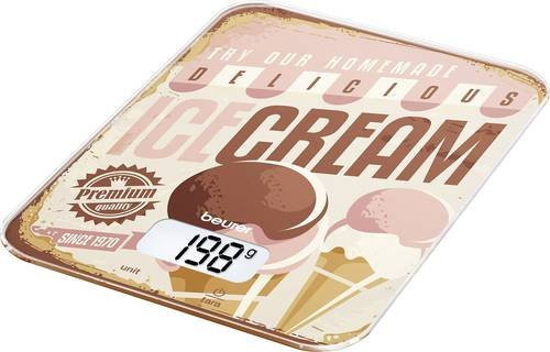 Beurer KS 19 Ice-Cream Küchenwaage in Hellbraun und Altrosa - Bild 1
