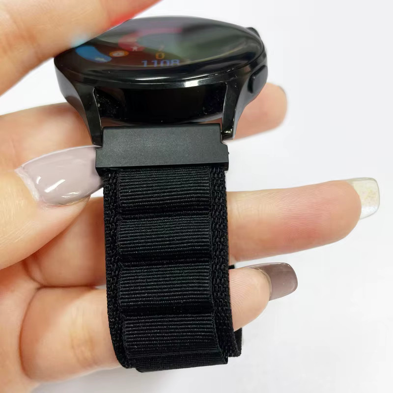 Armband Textil/NATO, Schwarz, 20 mm, 22 mm - Bild 2