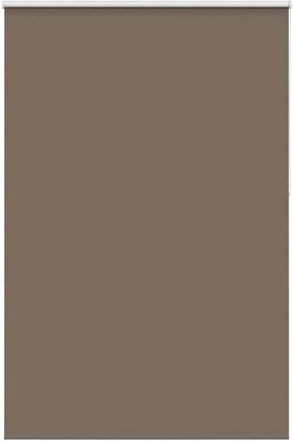 vidaXL Verdunkelungsrollo aus Polyester in Kaffeebraun, thermoisolierend, B: 150 cm, H: 210 cm - Bild 1