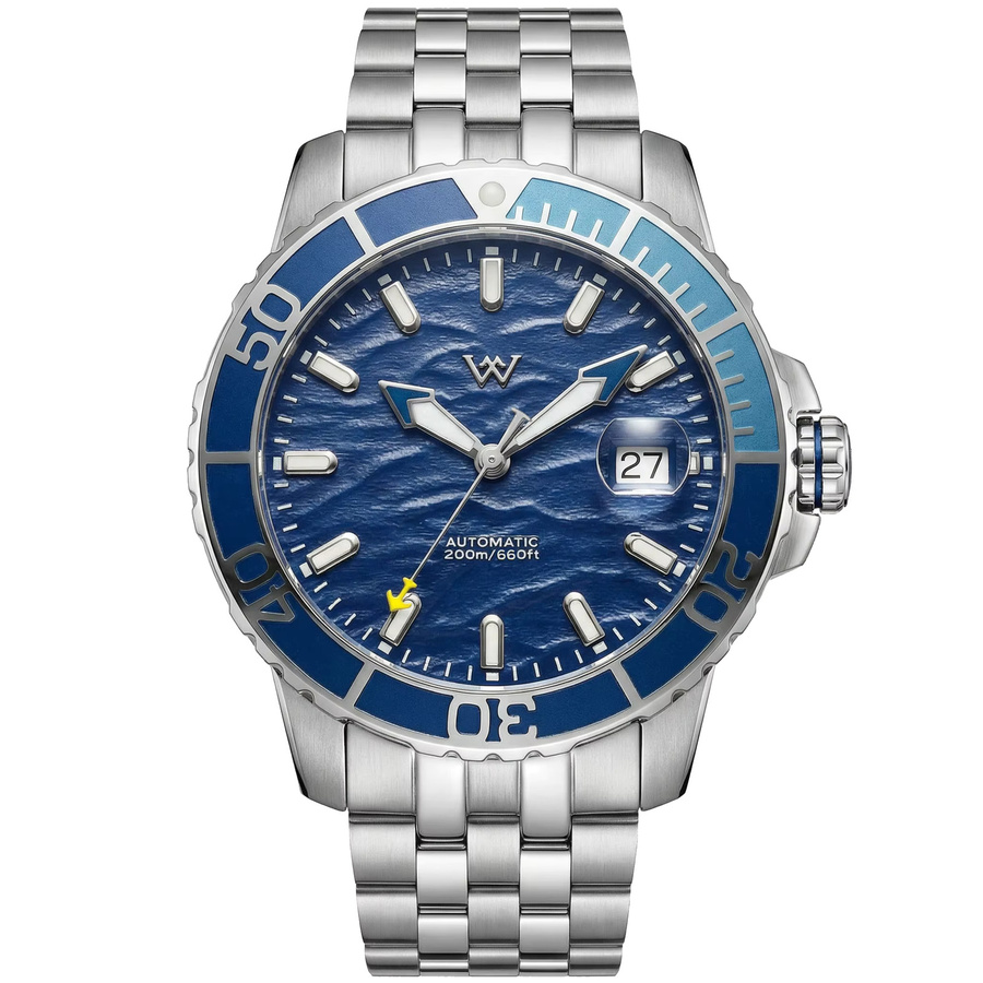 Welly Merck Armbanduhr, Automatik, Edelstahl, Silber, Herren - Bild 2
