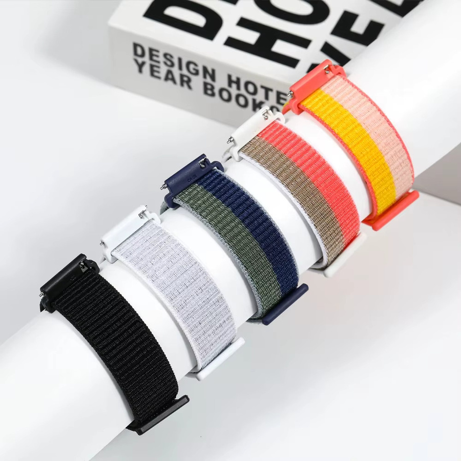 Unisex Nylon Sportarmband für Huawei Watch GT6 Pro GT5 Pro GT4 GT3 GT2 Serie in Multicolor, Breite: 20 mm und 22 mm - Bild 2