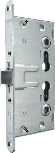 ALPERTEC Feuerschutztuerschloss aus Metall in Silber, Breite: 2,4 cm - Bild 1