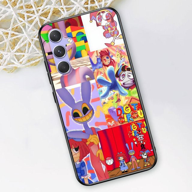 Jax Digital Circus Handyhülle aus TPU für Samsung Galaxy A51 A53 A54 A31 A52 A12 A13 A21s A22 A32 A11 A33 A41 Multicolor - Bild 1