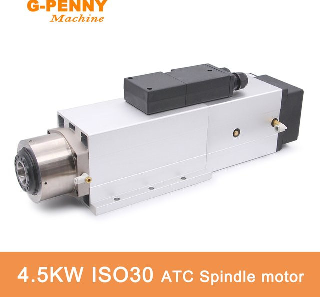 G-Penny ATC-Spindel ISO30 mit automatischem Werkzeugwechsel, 4,5 kW, luftgekühlt, Farbe: Silber - Bild 1