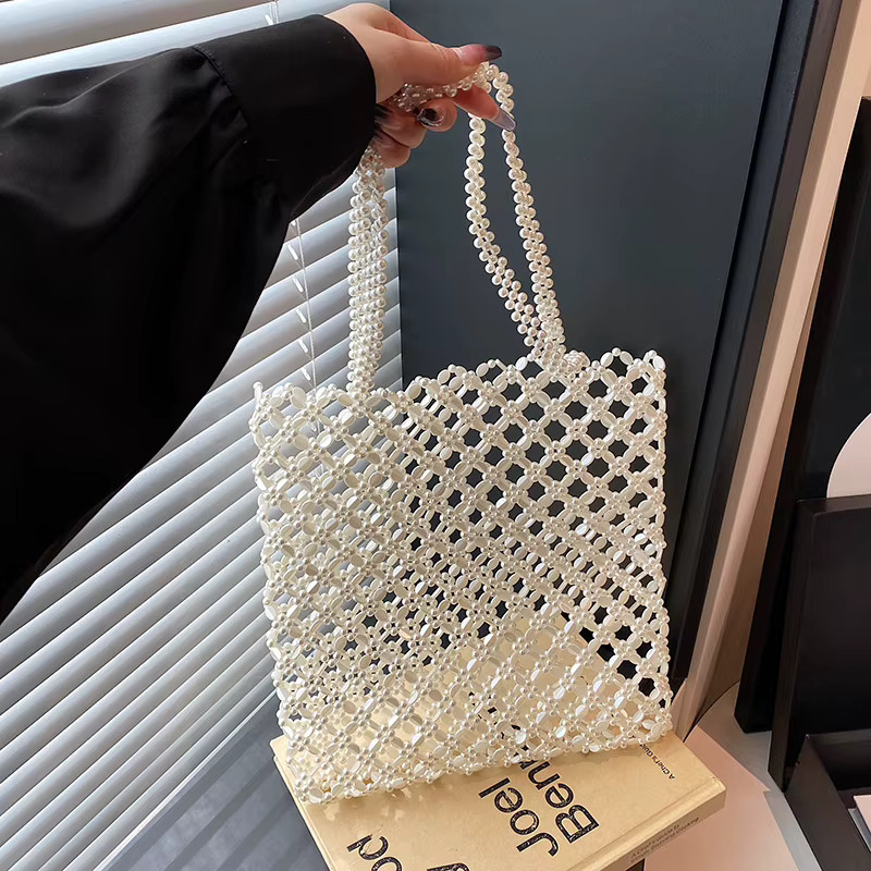 Schultertasche Perlen, Quadratisch, Damen - Bild 2