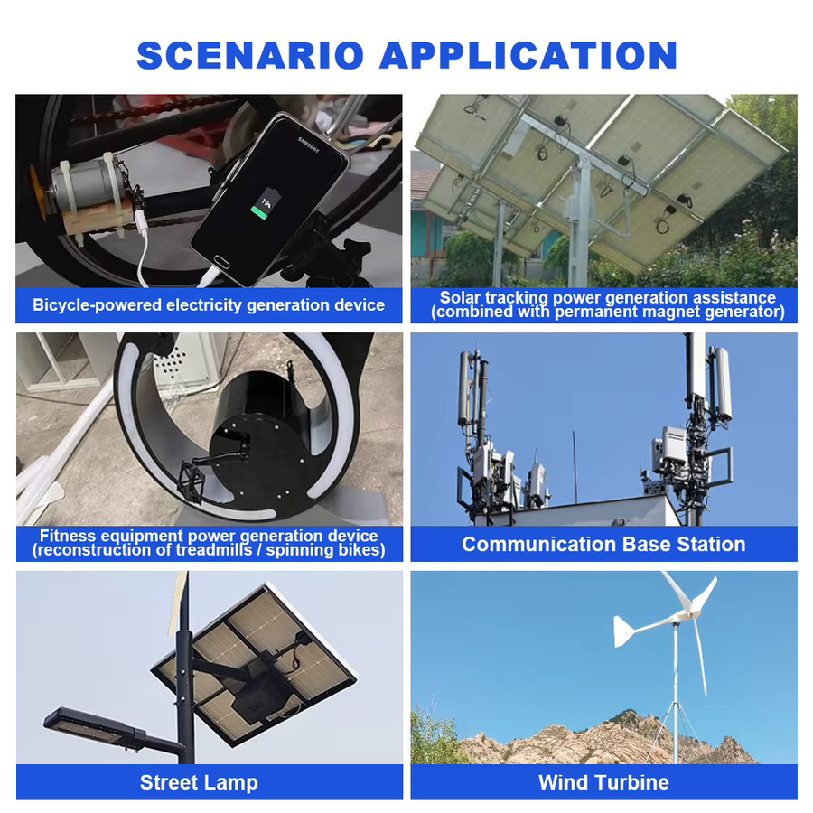SMARAAD 3000W Getriebeloser Permanentmagnet-Generator für Wasser- und Windkraft, Niedrigdrehzahl-Turbine 12V 48V - Bild 2
