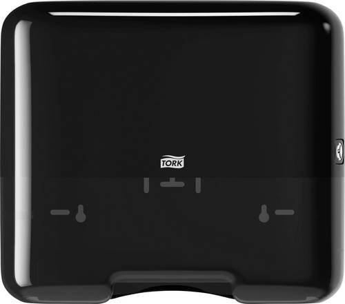 Tork Handtuchspender Mini Classic Box in Schwarz aus Kunststoff für Einzelblattausgabe - Bild 1