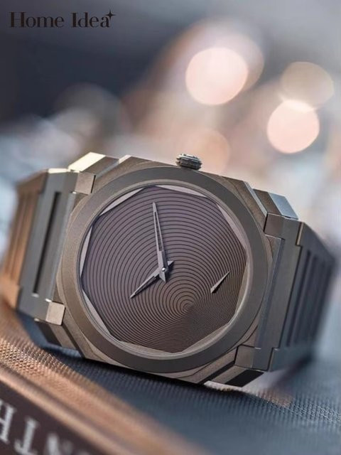 Armbanduhr Herren, Quarz, Edelstahl, Silber, Eckig - Bild 1