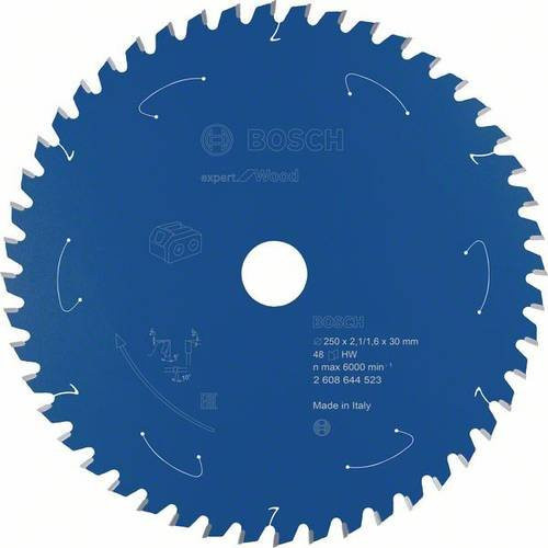 Bosch Expert Wood Kreissägeblatt mit 48 Zähnen, Durchmesser: 25 cm, Bohrung: 3 cm - Bild 1