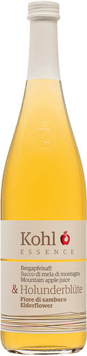 Kohl Gourmet Bergapfelsaft mit Holunderblüten, Direktsaft, 0,75 l - Bild 1