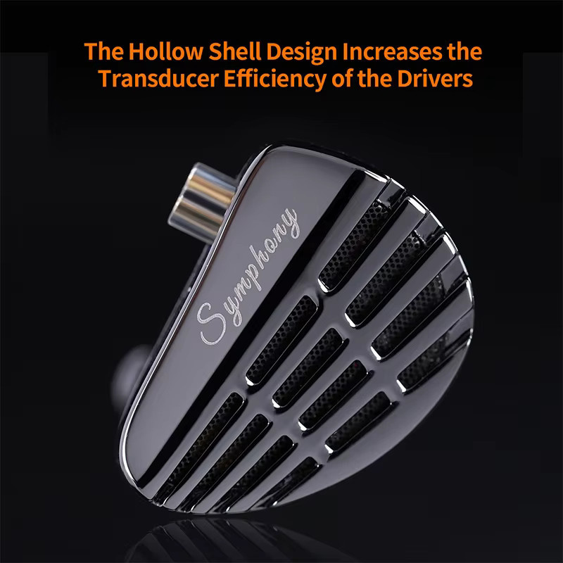 KZ Symphony Hybrid In-Ear-Monitor-Kopfhörer mit 13,2 mm Planar-Treiber und 6 mm dynamischem Treiber - Bild 4