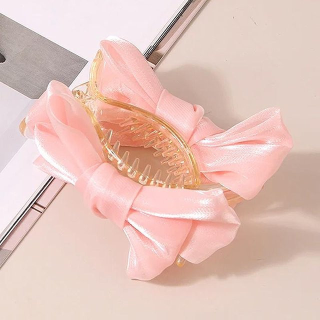 NATAWA Haarklammer Mesh Bow, rosa, Damen - Bild 1
