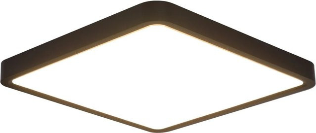 NETTLIFE LED Deckenleuchte aus Kunststoff in Schwarz, Durchmesser: 23 cm - Bild 1