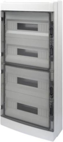 Gewiss GW40109 Verteilerschrank Aufputz in Weiß mit 4 Reihen - Bild 1