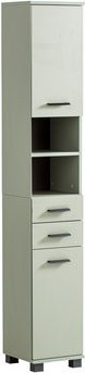 Schildmeyer Hochschrank Palermo in Pistaziengrün, B/T/H: 30,3 x 32,6 x 180,9 cm - Bild 1