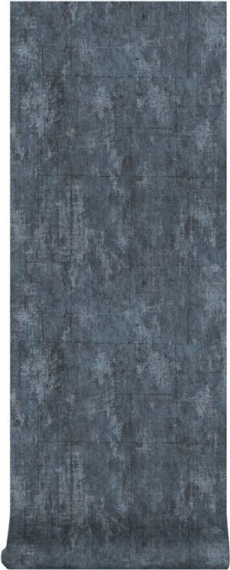 Superfresco Easy Vliestapete Beton Steine Blau Abstrakt Industrial B: 52 cm, L: 10 m - Bild 1