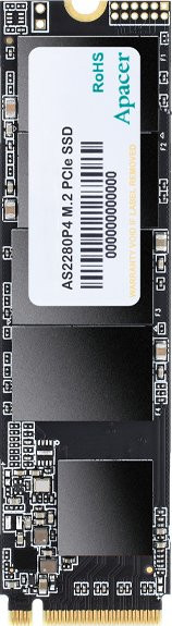 Apacer AS2280P4 NVMe SSD M.2 PCIe 3.0 x4 512 GB Schwarz - Bild 1