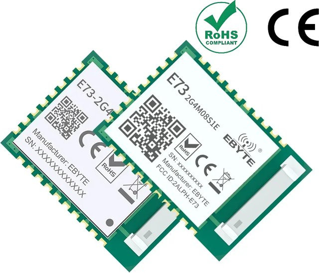 CDEBYTE E73-2G4M08S1CX/EX Serie NRF52840/833 RF Transceiver SoC Modul mit 2,4 GHz BLE 4.2/5,0 Bluetooth Unterstützung - Bild 1
