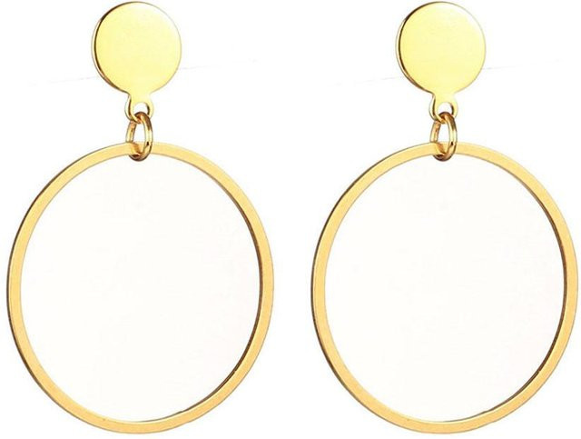Wucifang Jewelry Ohrclips, Messing, Gold, Damen - Bild 1