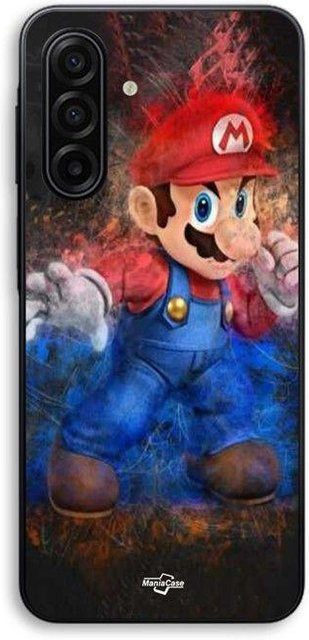 Samsung Galaxy A17 Hülle Maniacase Super Mario Bros Spiele Design in Schwarz und Multicolour - Bild 1