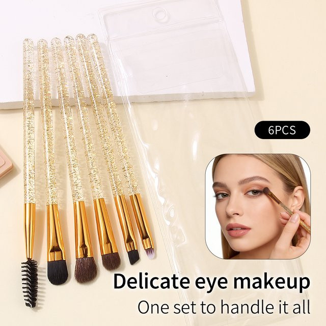 KOSSHOW Make-up-Pinsel Set, 6 Stück, mit Aufbewahrungstasche, Unisex - Bild 1